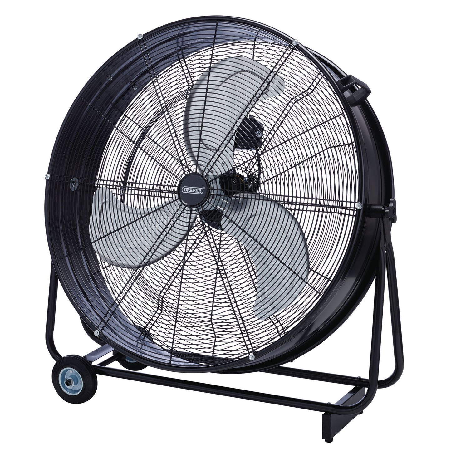 Draper 230V Drum Fan 30" 760mm 125W On Wheels Three Speed Heavy Duty 58330