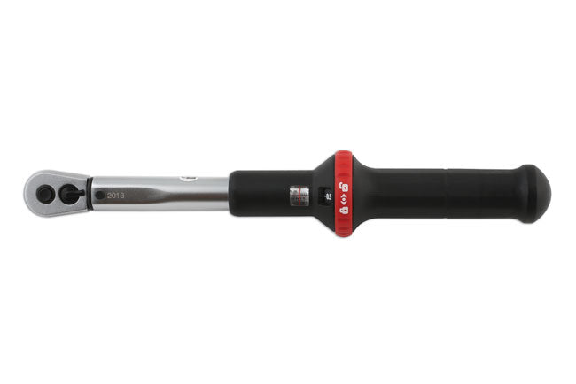 Laser Tools Torque Wrench 1/4"D 5 to 25Nm 4 to 18lb-ft 45 teeth 5865