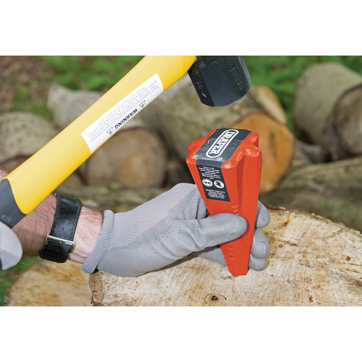 Draper Log Splitting Star Wedge 1.7kg extra broad striking shoulder 58682