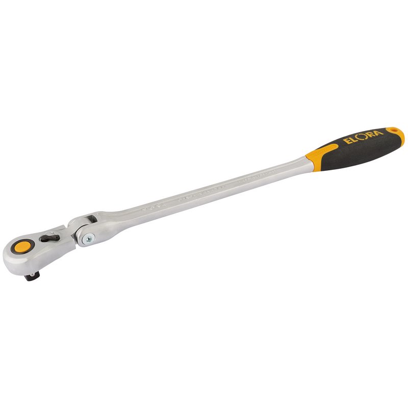 Elora 1/2"D Quick Release Soft Grip Ratchet with Flexible Head 430mm 58752