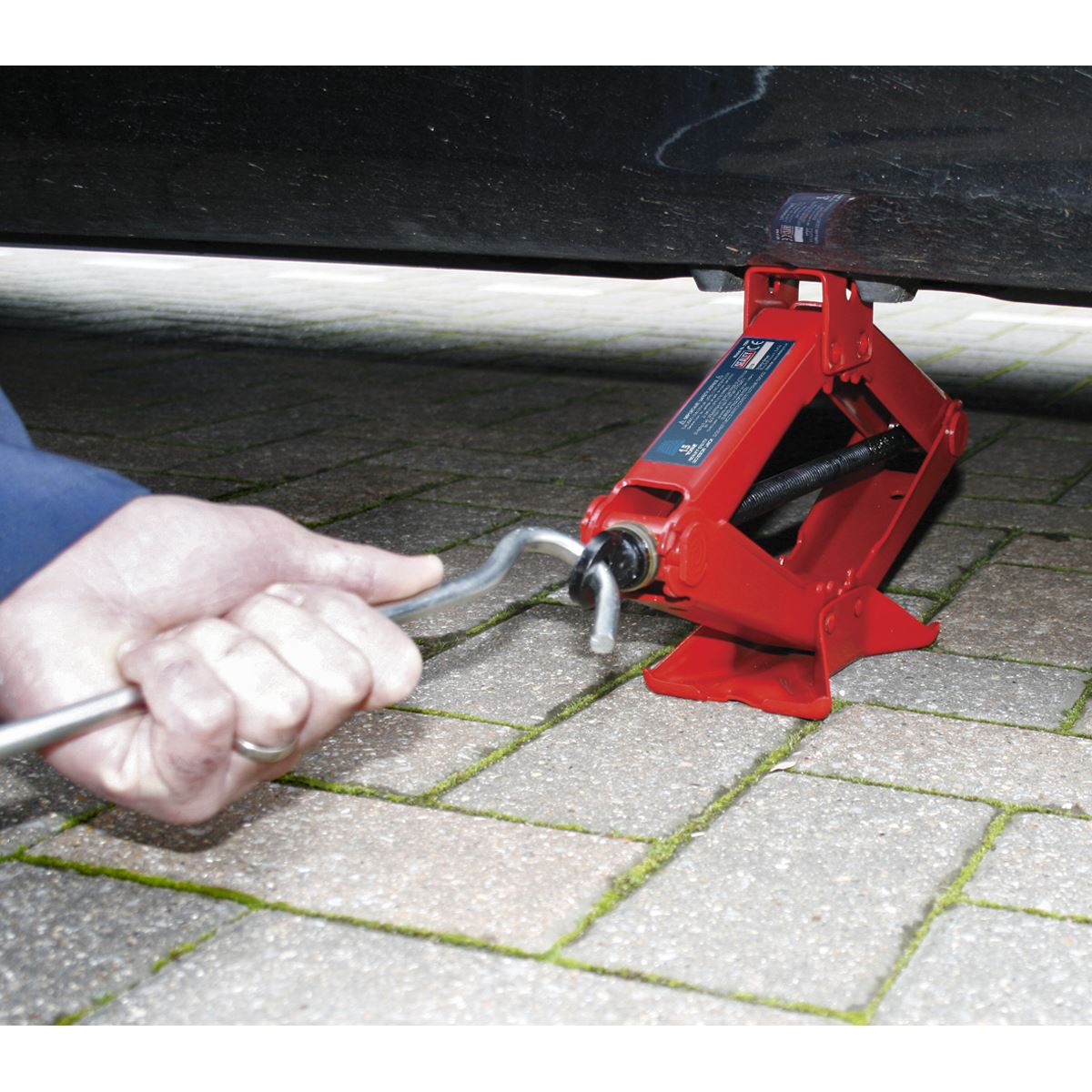 Sealey Scissor Jack Heavy-Duty 1.5 Tonne 58M