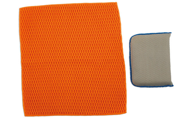 Laser Tools 5992 Sponge and Cloth Pack 2pc