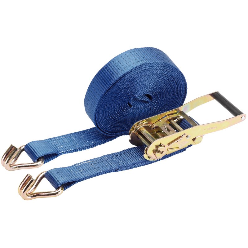 Draper Ratchet Tie Down Strap 10m x 50mm 2500kg Polyester Webbing 60953