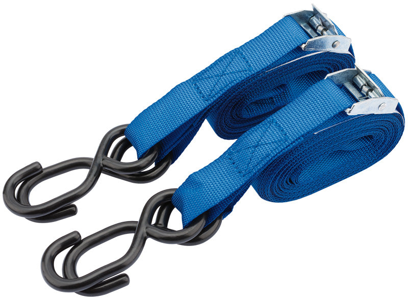 Draper Ratcheting Tie Down Straps 5.0m x 25mm 125kg 2 Piece 60963
