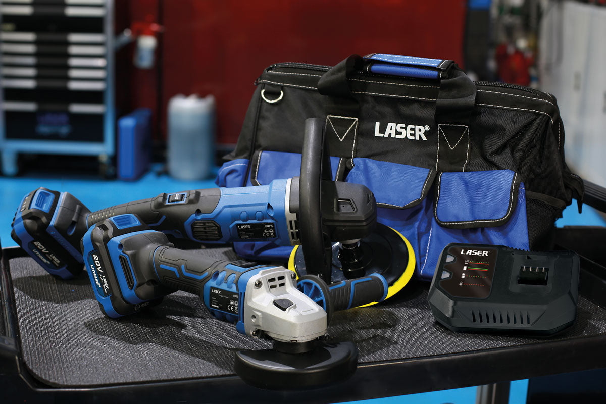 Laser Tools Cordless Tools 20V Bodyshop Kit (Euro) 61558