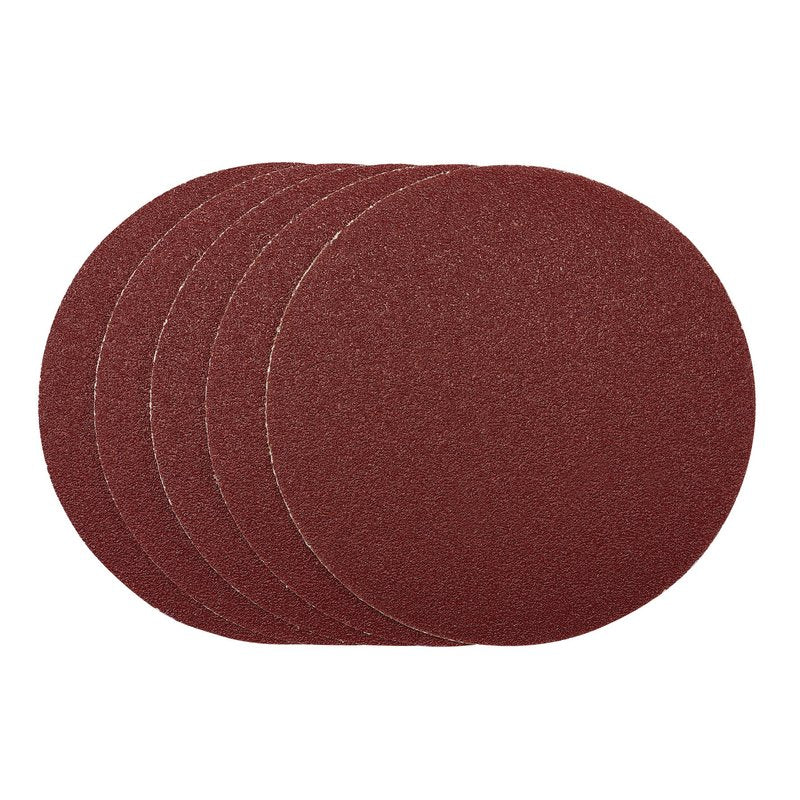 Draper Sanding Discs 200mm PSA 40 Grit 5 Pack 63023