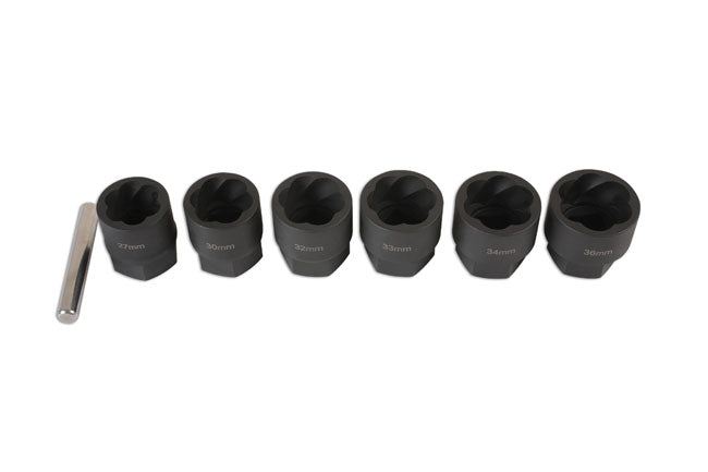 Laser Tools 6337 Damaged Nut/Bolt Remover 3/4"D 7pc