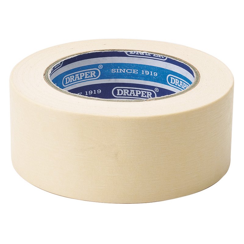 Draper Heavy Duty Masking Tape Roll 50m x 50mm 63479