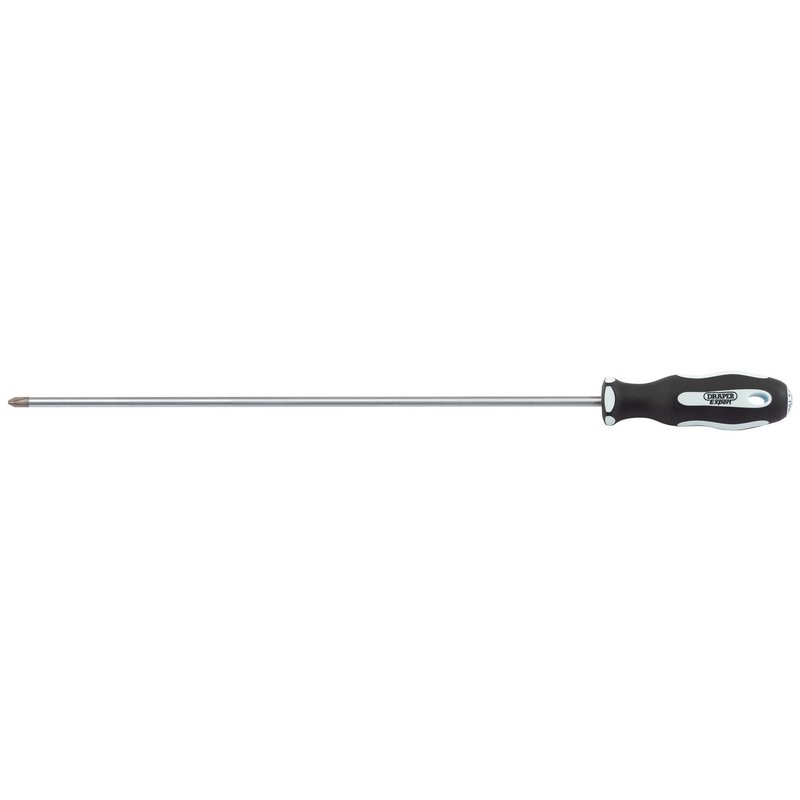 Draper Cross Slot Extra Long Reach Soft Grip Screwdriver No.2 x 450mm 63594