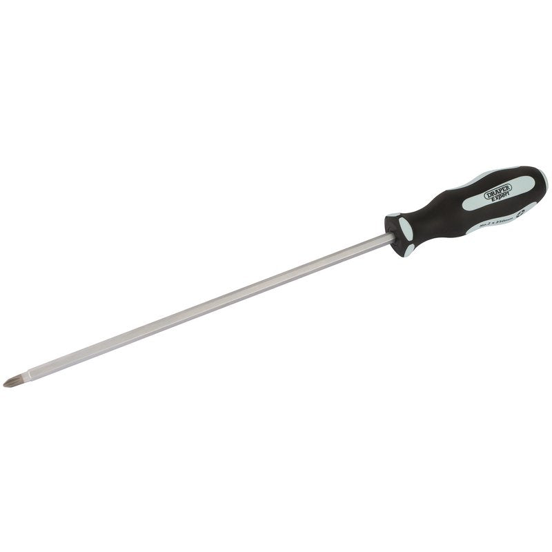 Draper Pound Thru' Cross Slot Soft Grip Screwdriver No 2 x 250mm 63595