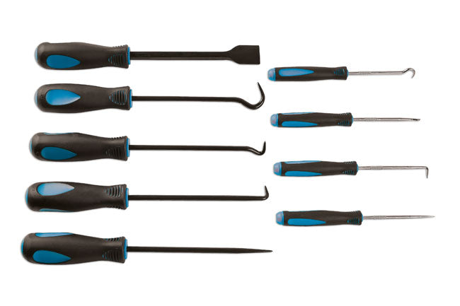 Laser Tools Pick Hook and Scraper Set 9pc 6382