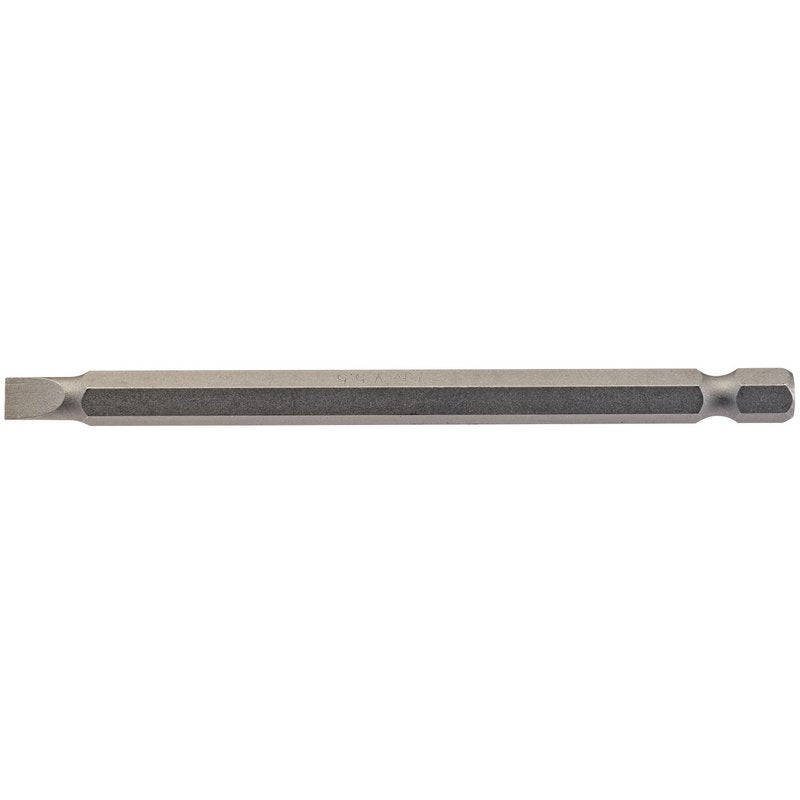 Draper Plain Slot Screwdriver Bit 5.5mm 1/4" Hex 100mm Long (Pack of 1) 64345