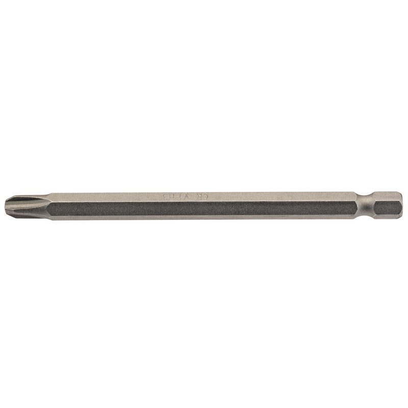 Draper No.3 Cross Slot Screwdriver Insert Bit 1/4" Hex 100mm Long 64366