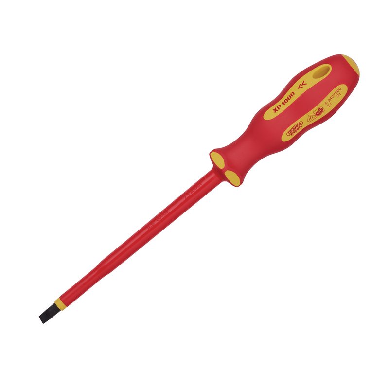 XP1000 VDE Plain Slot Screwdriver 6.5 x 150mm Tested To 10,000V 64422