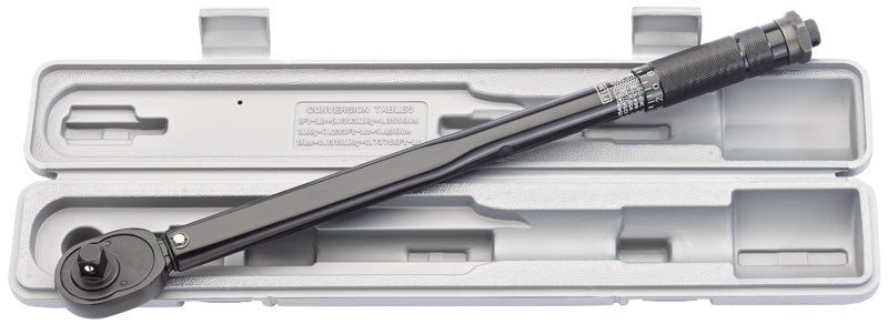 Draper 1/2"D Ratchet Torque Wrench 30 - 210Nm 22.1-154.9 lb-ft Boxed 64535