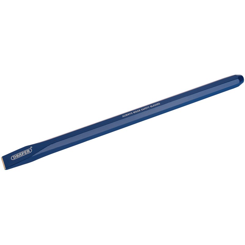 Draper Octagonal Shank Cold Steel Chisel 25 x 450mm Polished Cutting Edge 64850