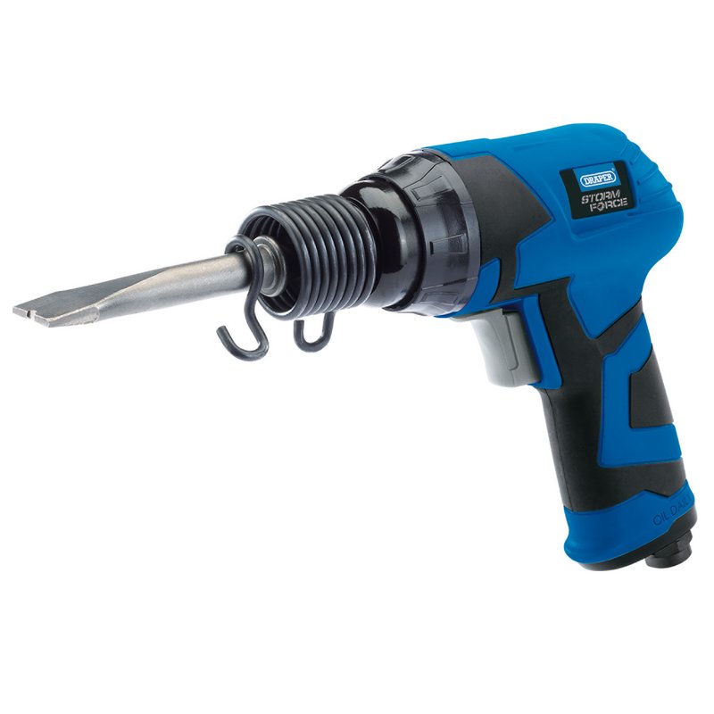 Draper Air Hammer and Chisel Kit 7 Piece Lightweight Composite Body 65142