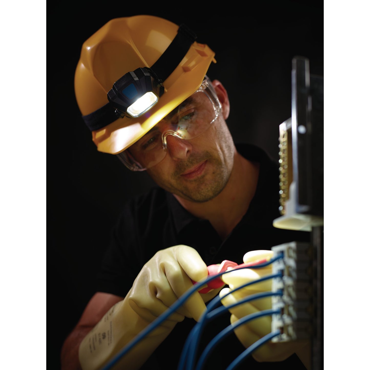 Draper COB SMD LED Wireless USB Rechargeable Head Torch 6W 400 Lumens 65689