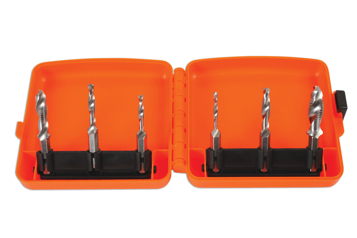 Laser Tools Drill, Tap & Deburr Bit Set 6pc 6569