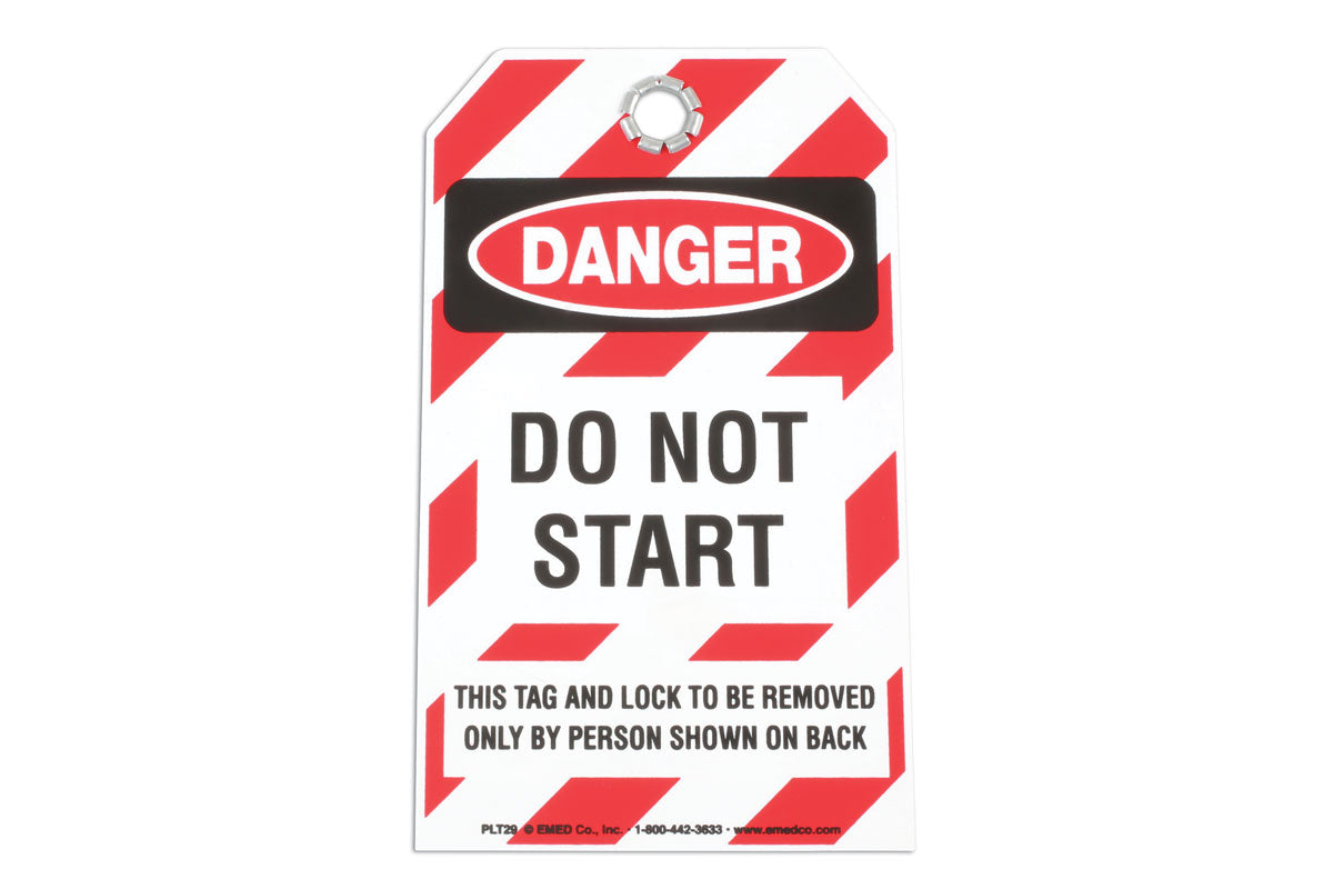 Laser Tools Safety Tag - DO NOT START 6675