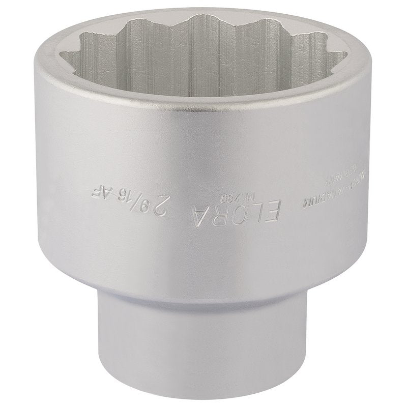 Elora 1"D 2.9/16" Imperial Bi Hexagon Socket Chrome Plated Standard Length 67385