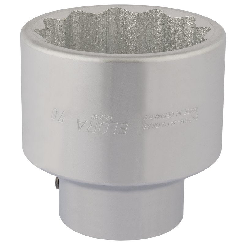 Elora 1"D 70mm Metric Bi Hexagon Socket Chrome Plated Standard Length 67426