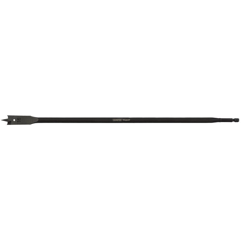 Draper Extra Long Flat Wood Bit 405mm 16mm Shank 6mm 67438