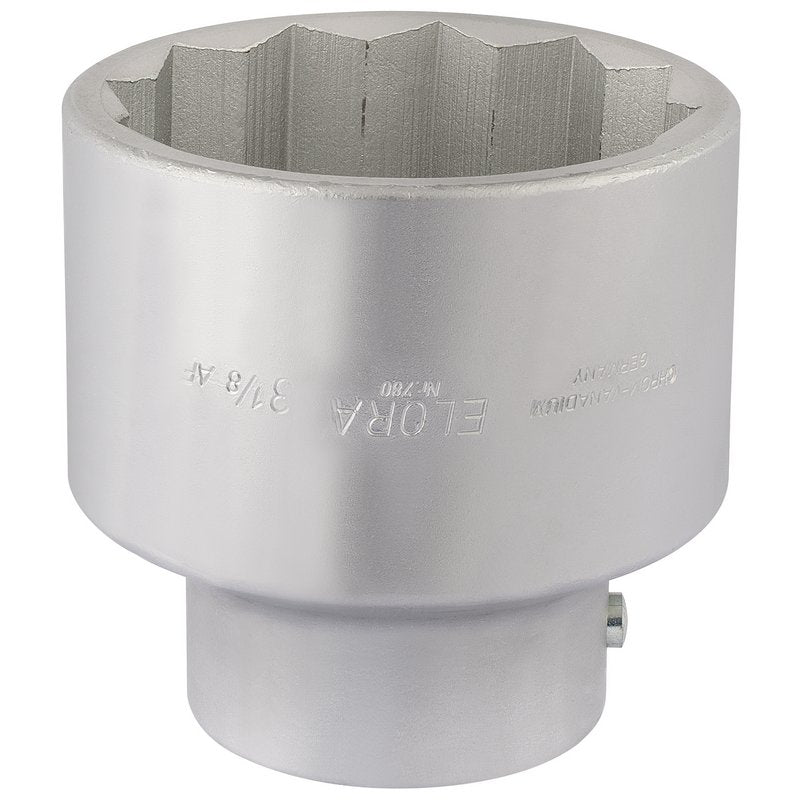 Elora 1"D 3.1/8" Imperial Bi Hexagon Socket Chrome Plated Standard Length 67509
