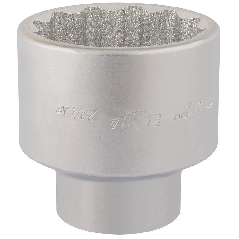 Elora 1"D 2.3/4" Imperial Bi Hexagon Socket Chrome Plated Standard Length 67533