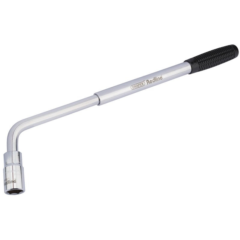 Draper 1/2"D Extending Wheel Nut Wrench With Reversible 17 x 19mm Socket 67641