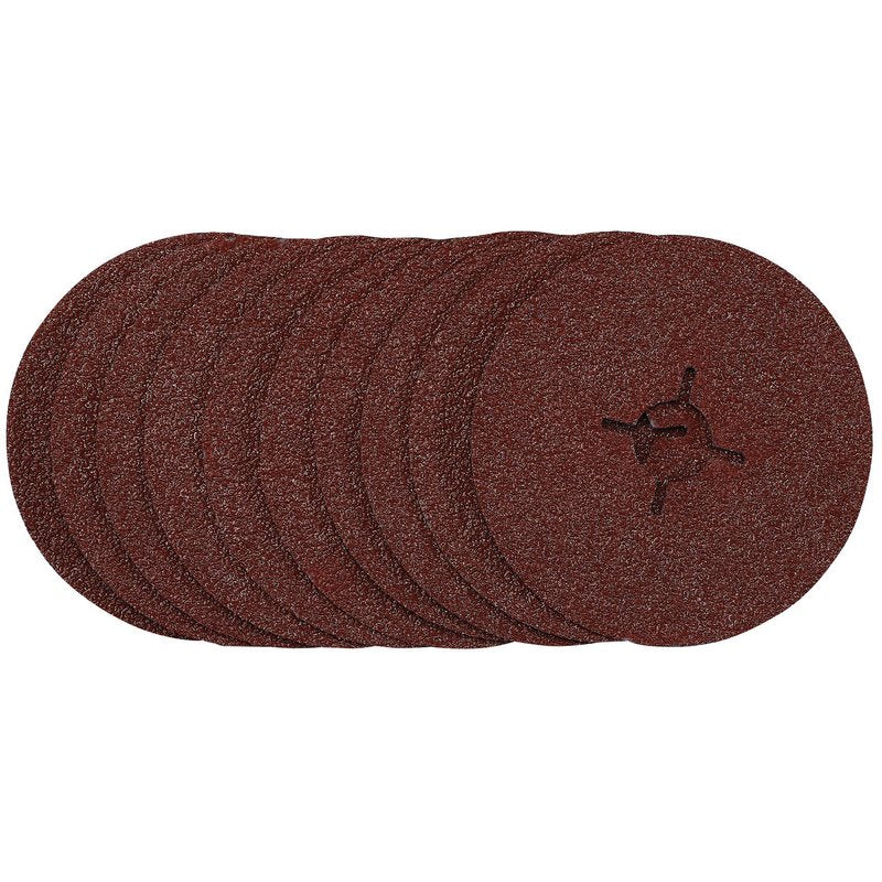 Draper Fibre Sanding Discs 115mm 36 Grit 10 Pack 68377