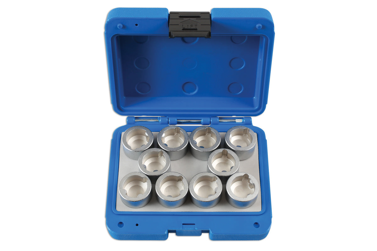 Laser Tools Locking Wheel Nut Key Set 10pc - for Land Rover 6859