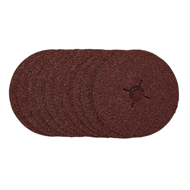 Draper Fibre Sanding Discs 125mm 24 Grit 10 Pack 68618