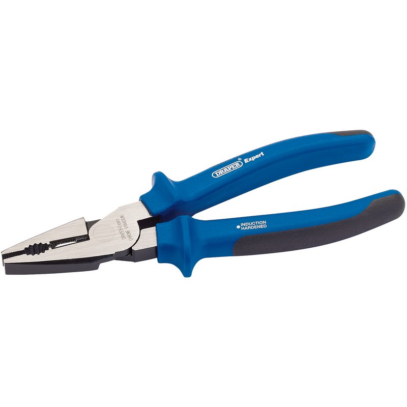 Draper Heavy Duty Soft Grip High Leverage Combination Pliers, 200mm