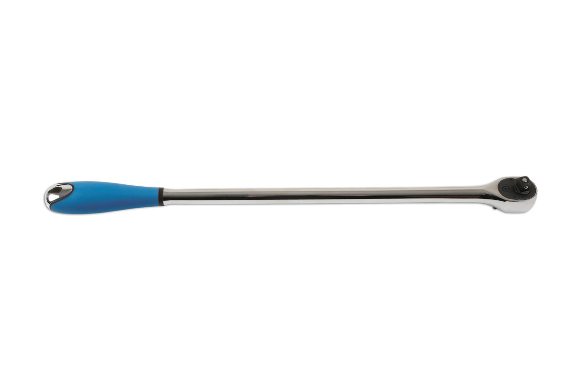 Laser Tools Extra Long Ratchet 3/8"D 72 Teeth 450mm Long Soft Grip Handle 6889