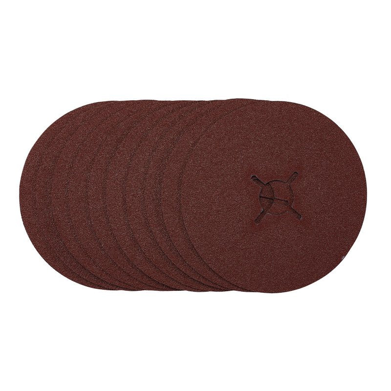 Draper Fibre Sanding Discs 125mm 60 Grit 10 Pack 68976