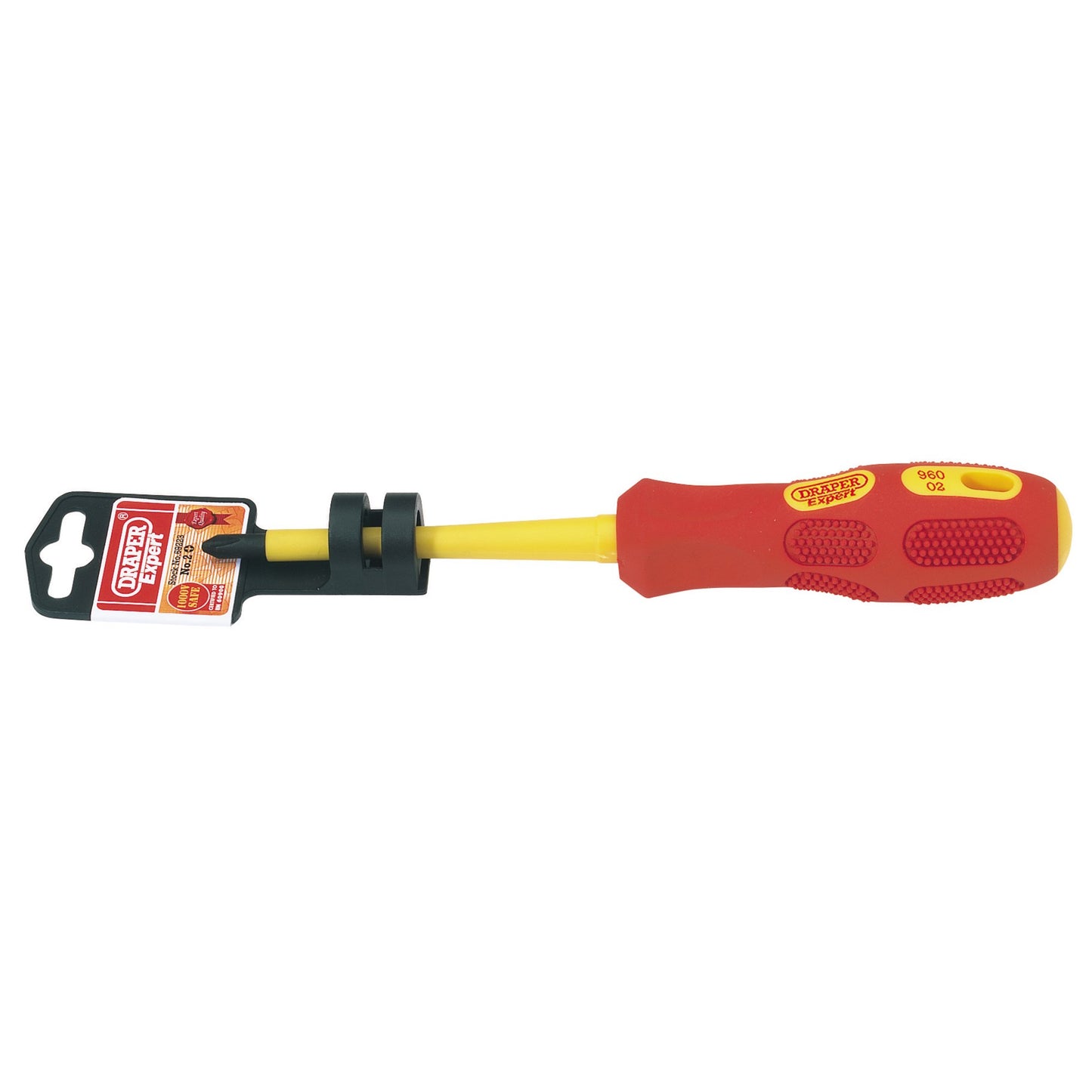 Draper VDE Approved Fully Insulated Cross Slot Screwdriver No.2 x 100mm 69223