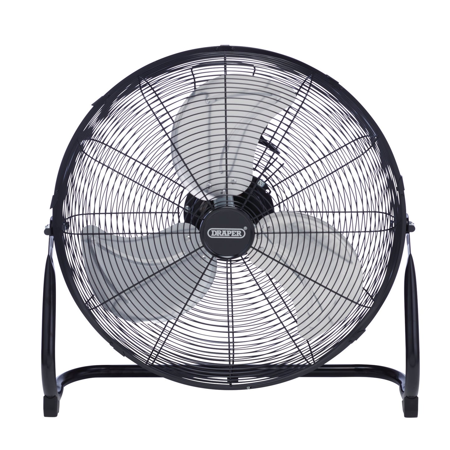 Draper 230V Floor Fan 20" 500mm 120W 3 Speed Tilt Function & Metal Cage 70438