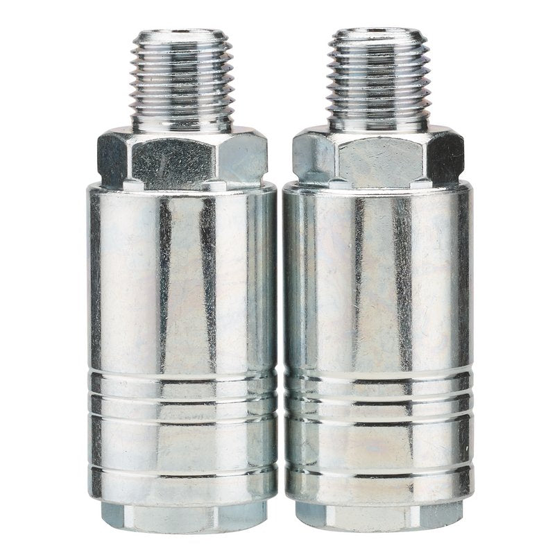 Draper 1/4" Male Quick Coupling Pack of two 70863