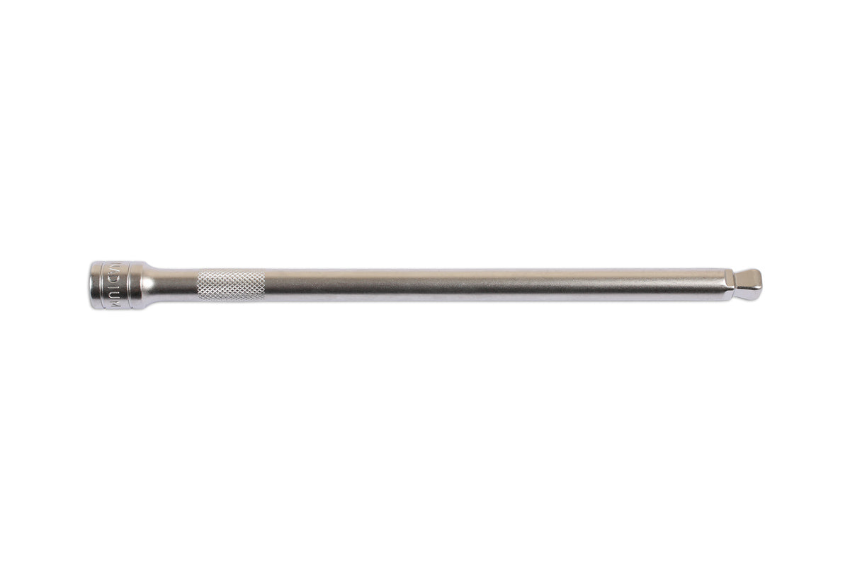 Laser Tools 3/8"D 250mm Wobble Extension Bar Knurled Shaft Matt Finish 7112