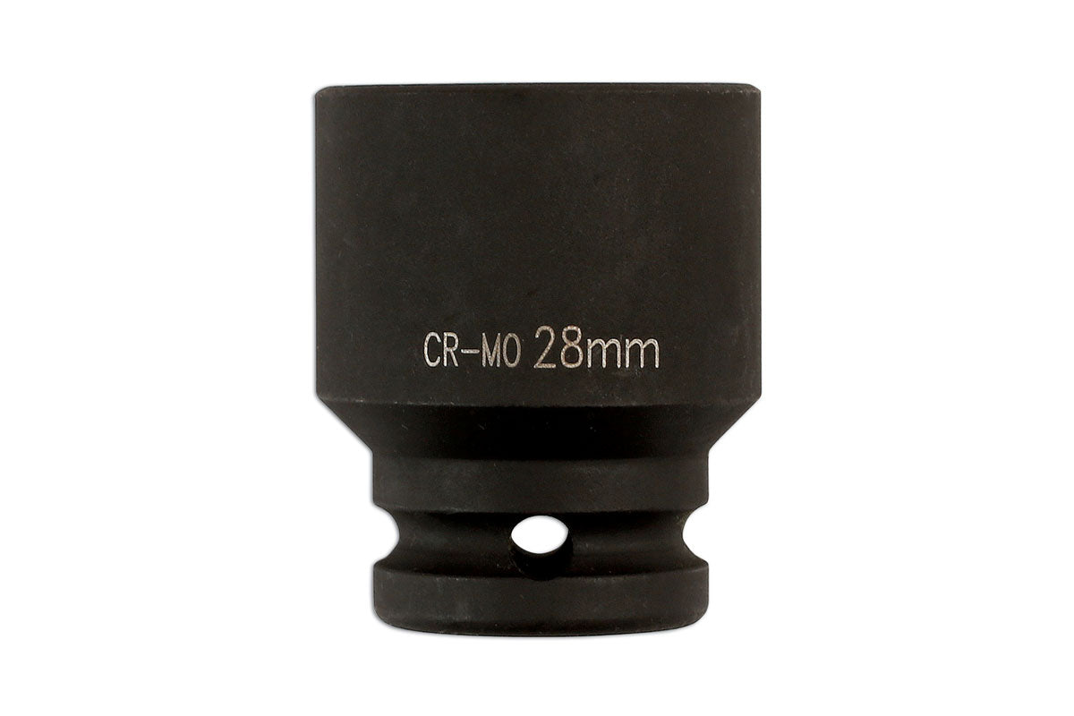 Laser Tools 28mm Ducati Front Wheel Axle Nut Impact Socket 1/2"D 7185