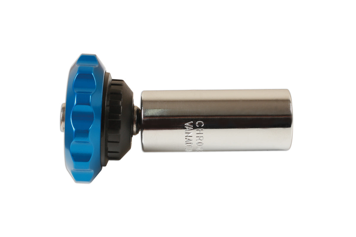 Laser Tools Palm Ratchet with Survivor Socket 1/4"D 7201