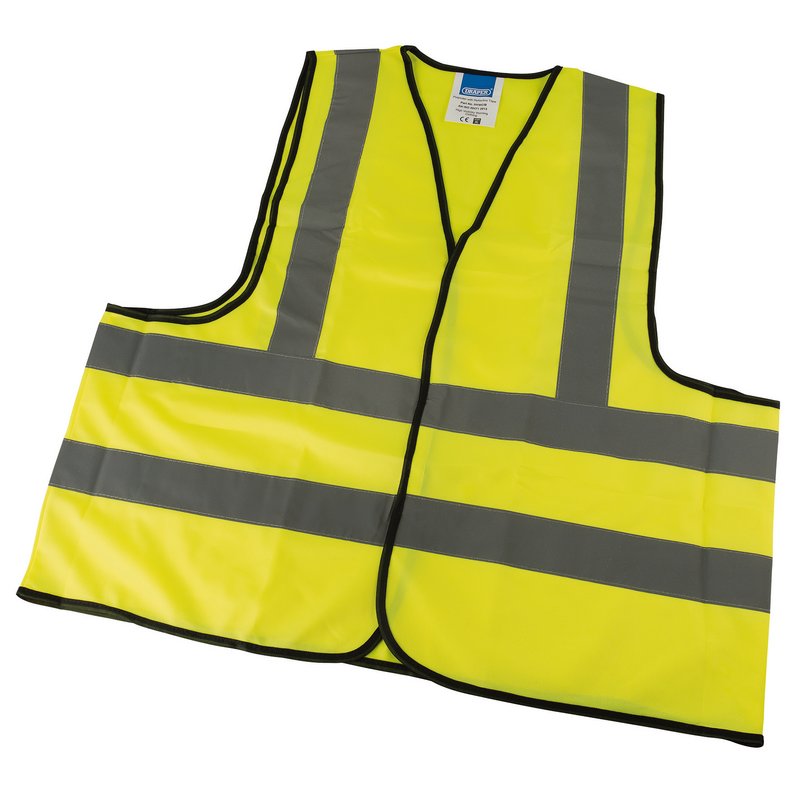Draper High Visibility Traffic Waistcoat to EN471 Class 2L Extra Large 73742