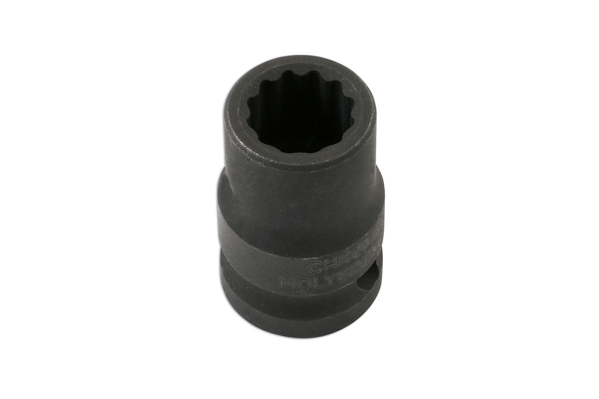 Laser Tools HGV Brake Disc Socket For SAF Axles Bi Hex Impact 1/2"D 13mm 7414
