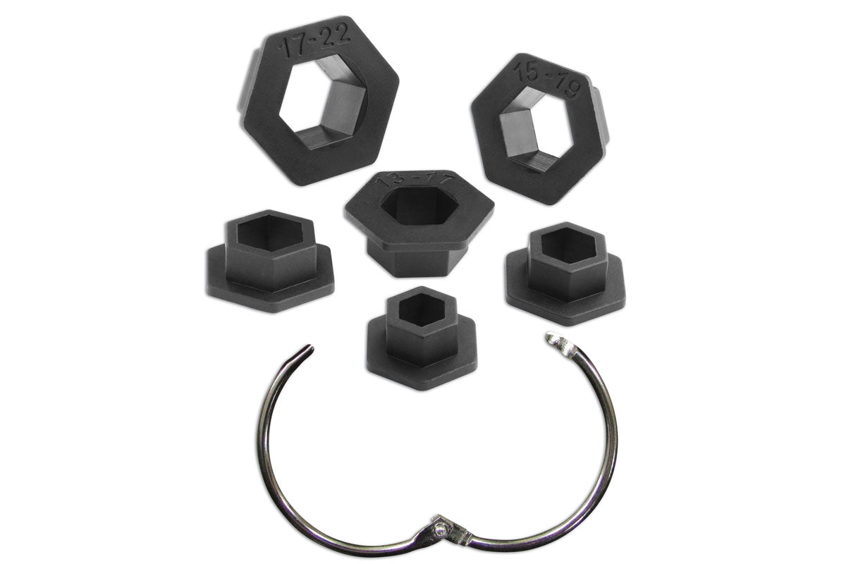 Laser Tools Non Marring Socket Wrench Insert Set 6pc Nylon Fibre Composite 7463