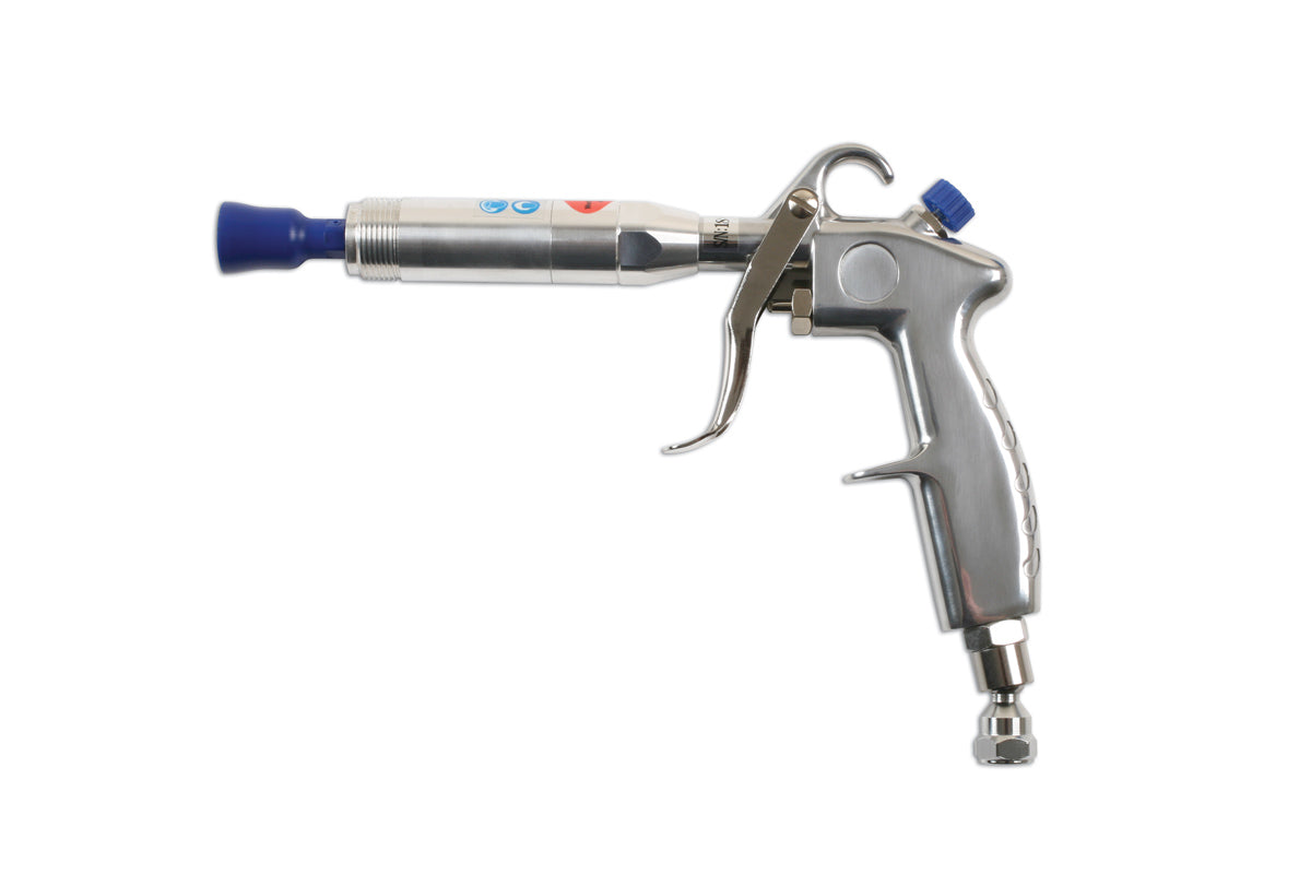 Laser Tools Turbo Pulse Blow Gun with Brush Length 210mm Airflow 158 l/min 7474