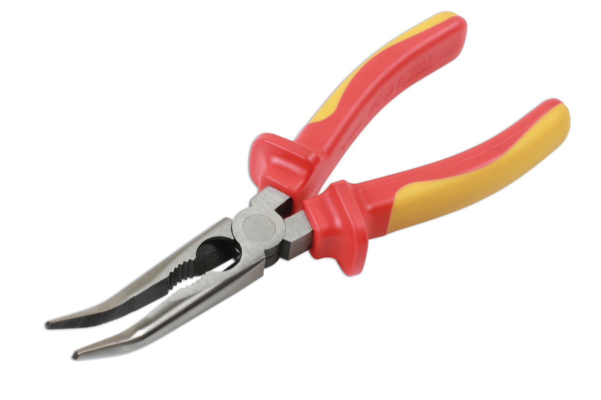 Laser Tools Insulated Bent Nose Pliers 200mm 7570