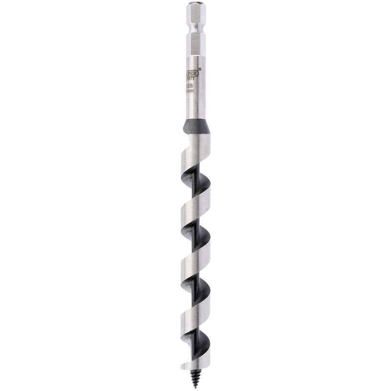 Draper Standard Pattern Auger Bit 16mm Spur Tip Carbon Steel Hardened 76037