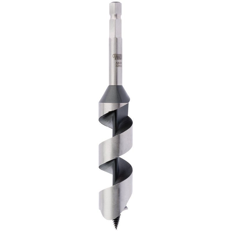 Draper Standard Pattern Auger Bit 32mm Carbon Steel And Fully Hardened 76041