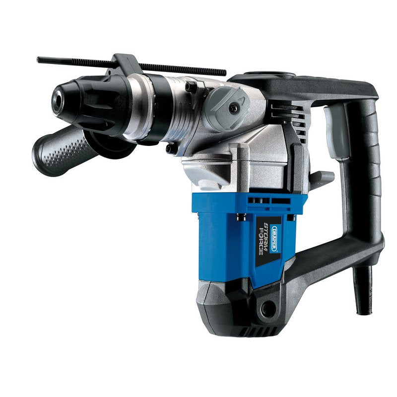 Draper SDS Plus Rotary Hammer Drill 230V 900W 2 Chisels 3 Drill Bits76490